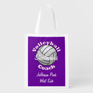 Volleyball Coach Grocery Bag