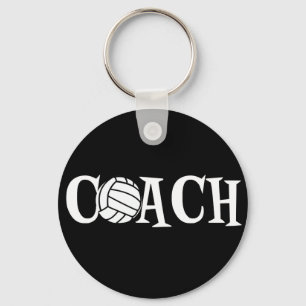 Volleyball Coach Keychain