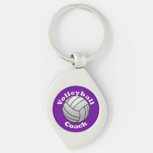 Volleyball Coach Keychain