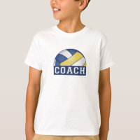 Volleyball Coach Kids' Basic Hanes
