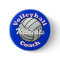 Volleyball Coach on Blue
