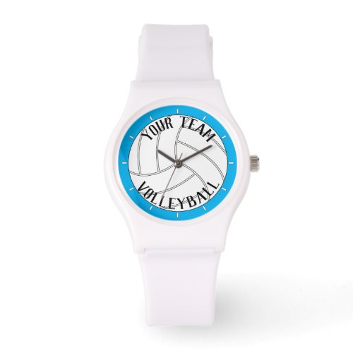 Volleyball Coach or Player Custom Team Name Sports Watch