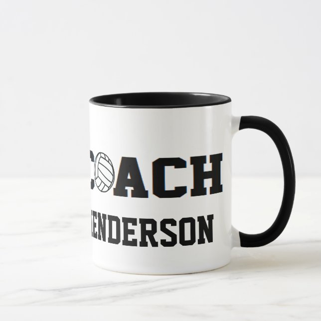 Volleyball Coach - Personalizable 2 Mug (Right)