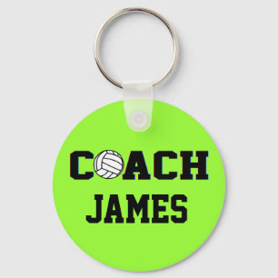 Volleyball Coach - Personalized Keychain