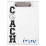Volleyball coach thank you gift clip board! clipboard