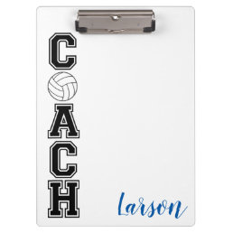 Volleyball coach thank you gift clip board! clipboard