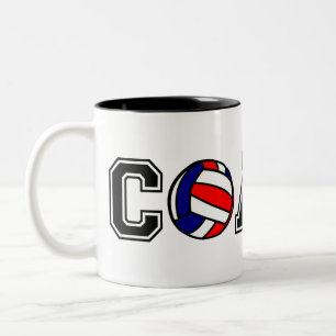 Volleyball coach thank you gift coffee mug