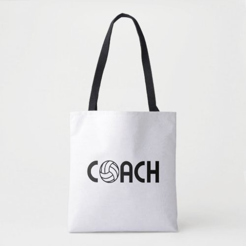 Volleyball Coach Tote Bag
