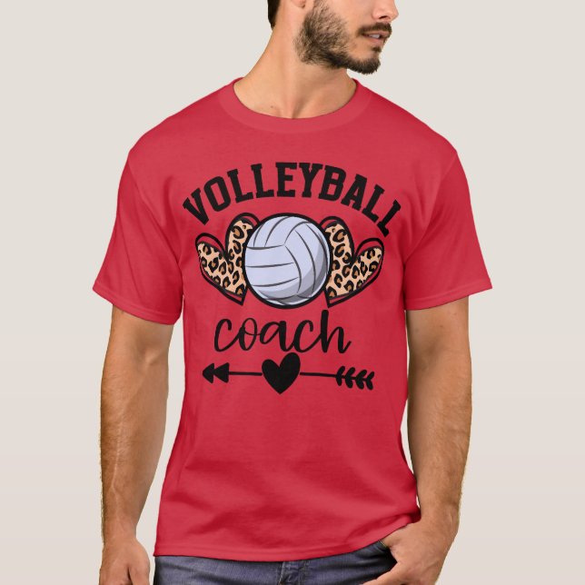 Volleyball Coach Womens Volleyball Coach Game frie T-Shirt (Front)