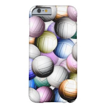 Volleyball Collage Barely There Iphone 6 Case by arklights at Zazzle