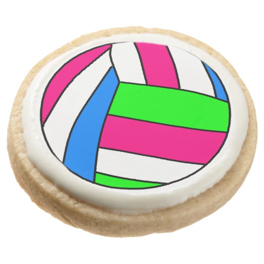Volleyball Cookies (Angled)