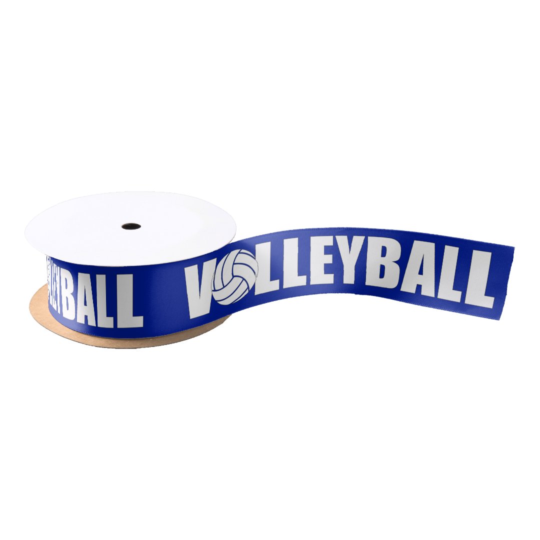 Volleyball Custom Color Ribbon Zazzle