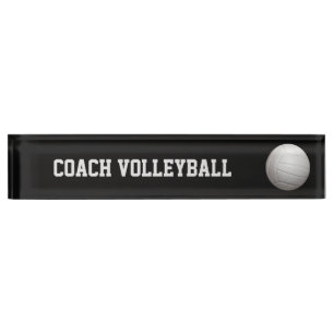 Volleyball custom nameplate