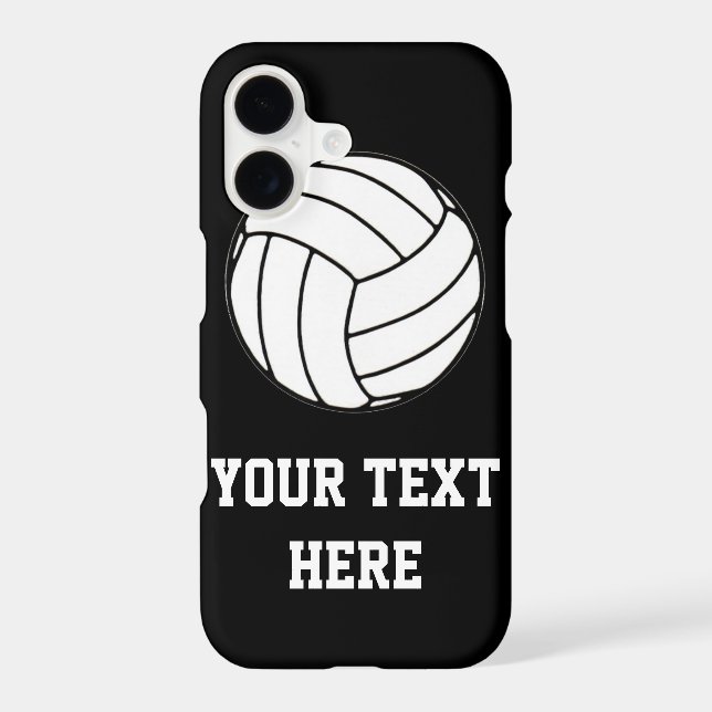 Volleyball (Customizable) Iphone Case (Back)