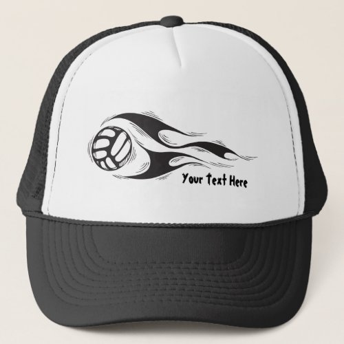Volleyball customizable trucker hat