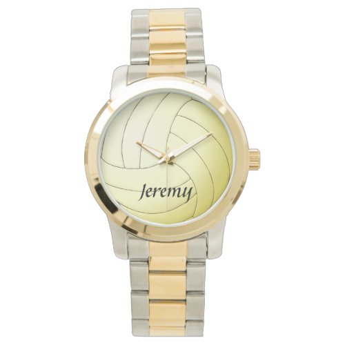 Volleyball Customized Name Watch