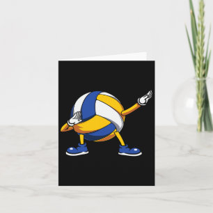 Volleyball Dab Dancing Dabbing Volleyball Lovers Card