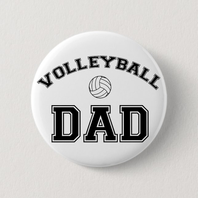 Volleyball Dad Button (Front)