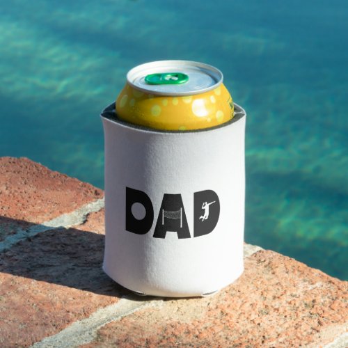 Volleyball Dad Fathers Day Volleyball Gift   Can Cooler