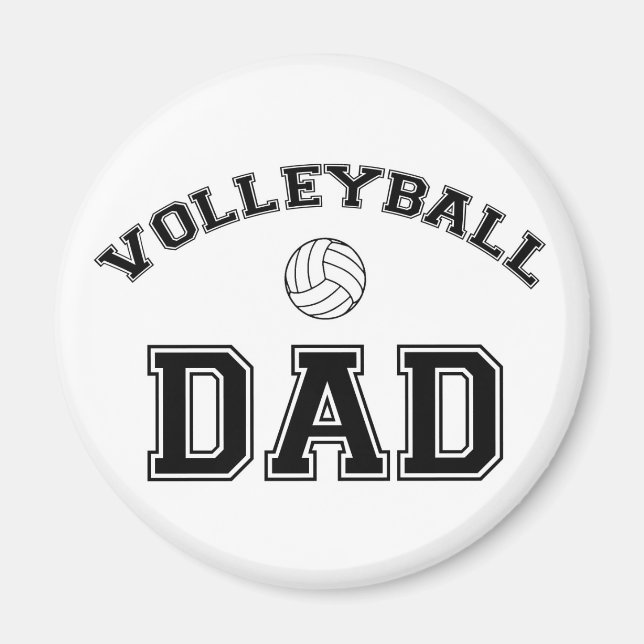 Volleyball Dad Magnet (Front)