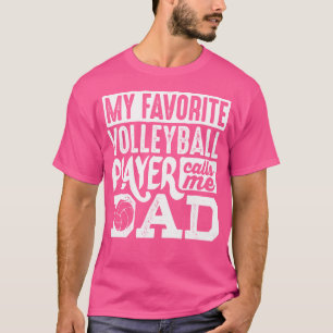 Volleyball Dad Men Volleyball Lover Volleyball Pla T-Shirt