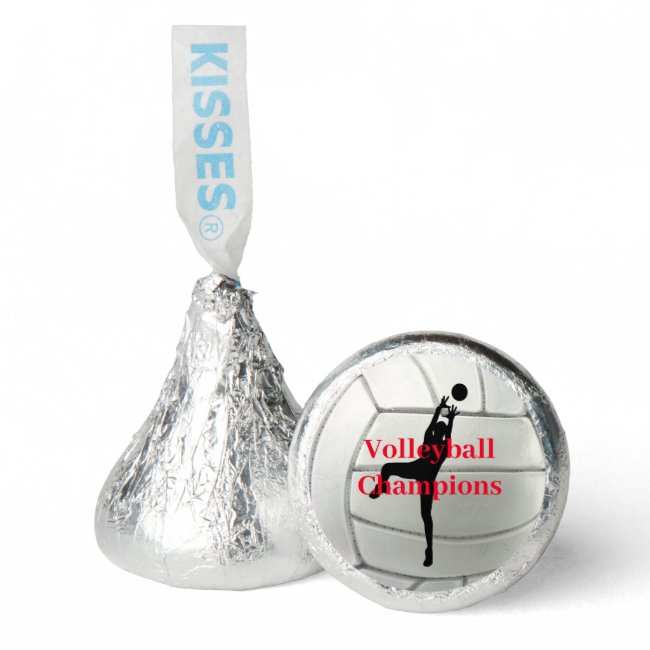 Volleyball Design Hershey's Candy Favors