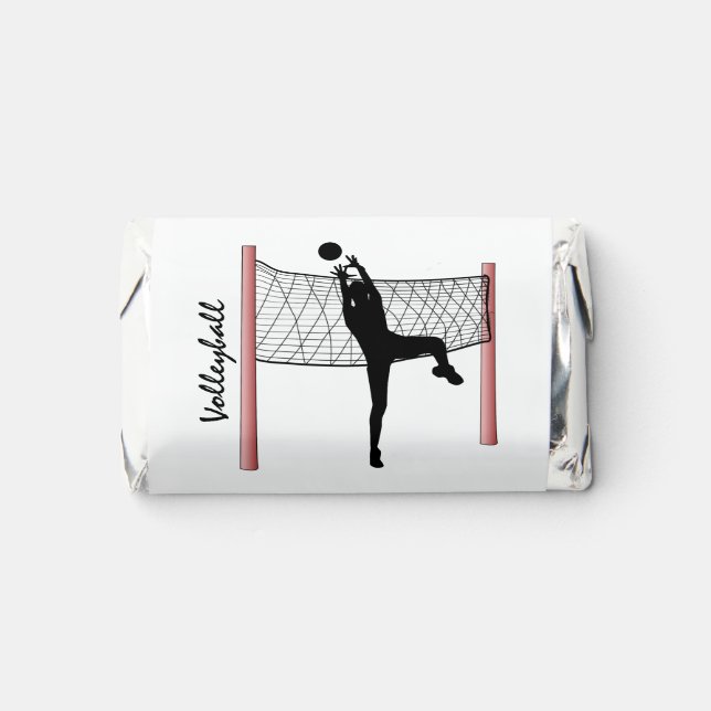 Volleyball Design Hershey's Miniatures (Front)