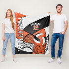 Volleyball 🏐 Design - Orange, White, Black
