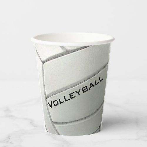 Volleyball Design Paper Cup