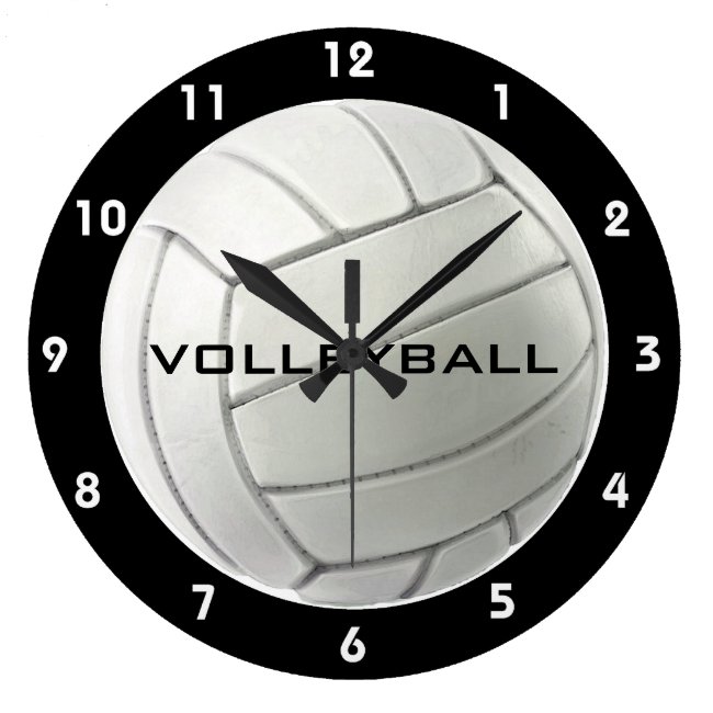 Volleyball Design Wall Clock