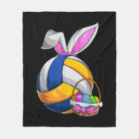 Volleyball Easter Bunny Ears Easter Eggs Hunting B