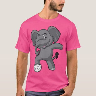 Volleyball Elephant Player Coach Team Mom Tourname T-Shirt