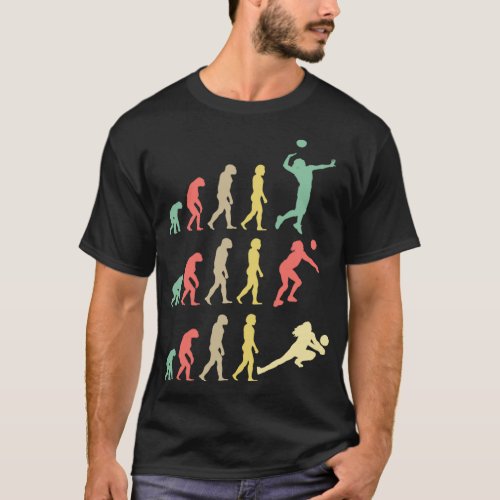 Volleyball evolution 7 T_Shirt