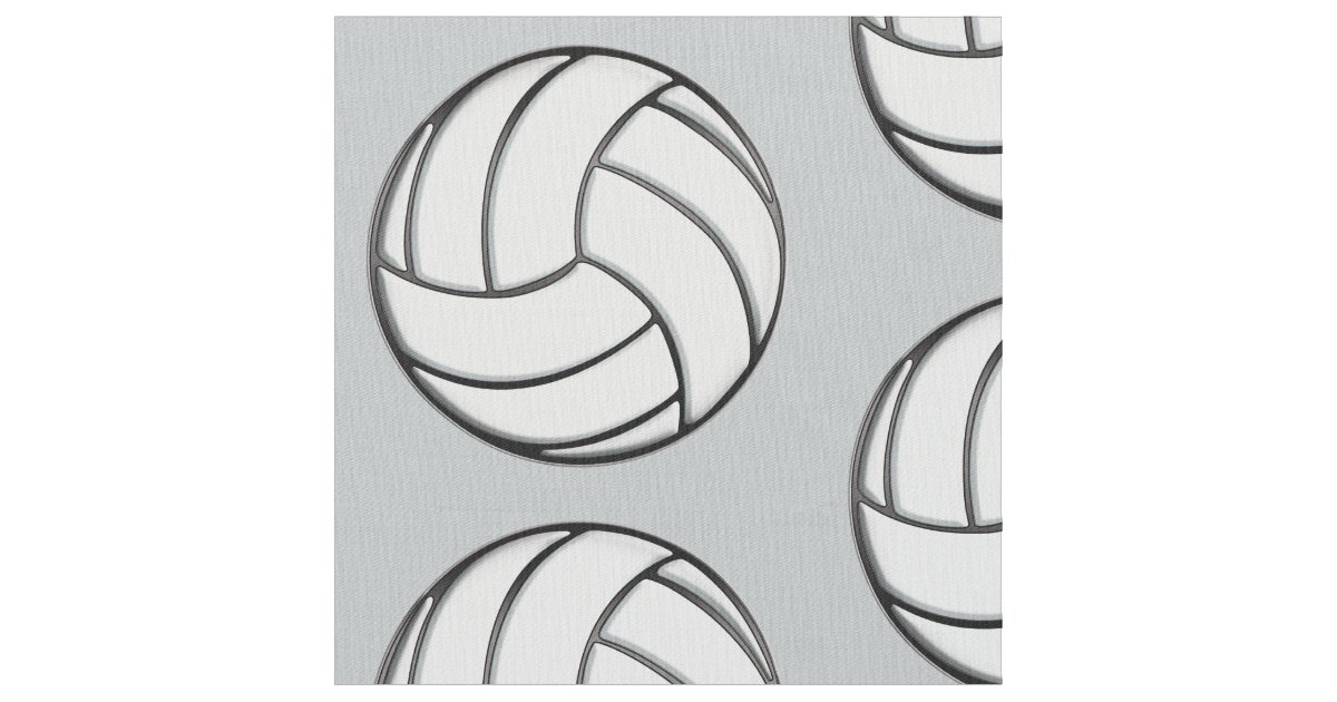 Volleyball Fabric Zazzle