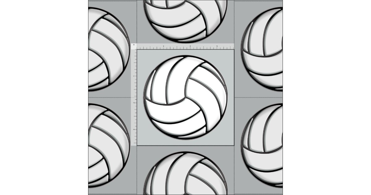 Volleyball Fabric Zazzle