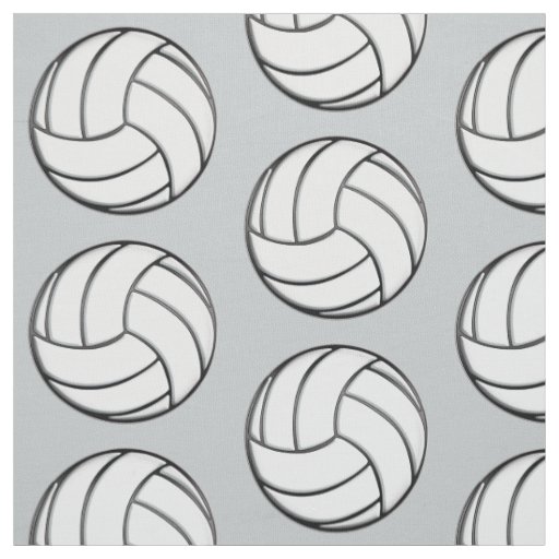 Volleyball Fabric Zazzle
