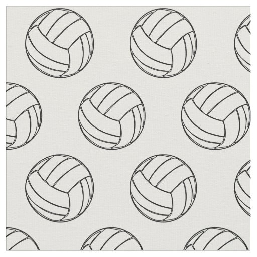 Volleyball Fabric | Zazzle