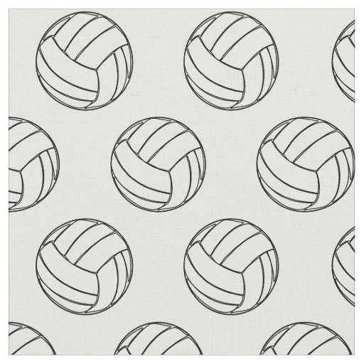 Volleyball Fabric Zazzle
