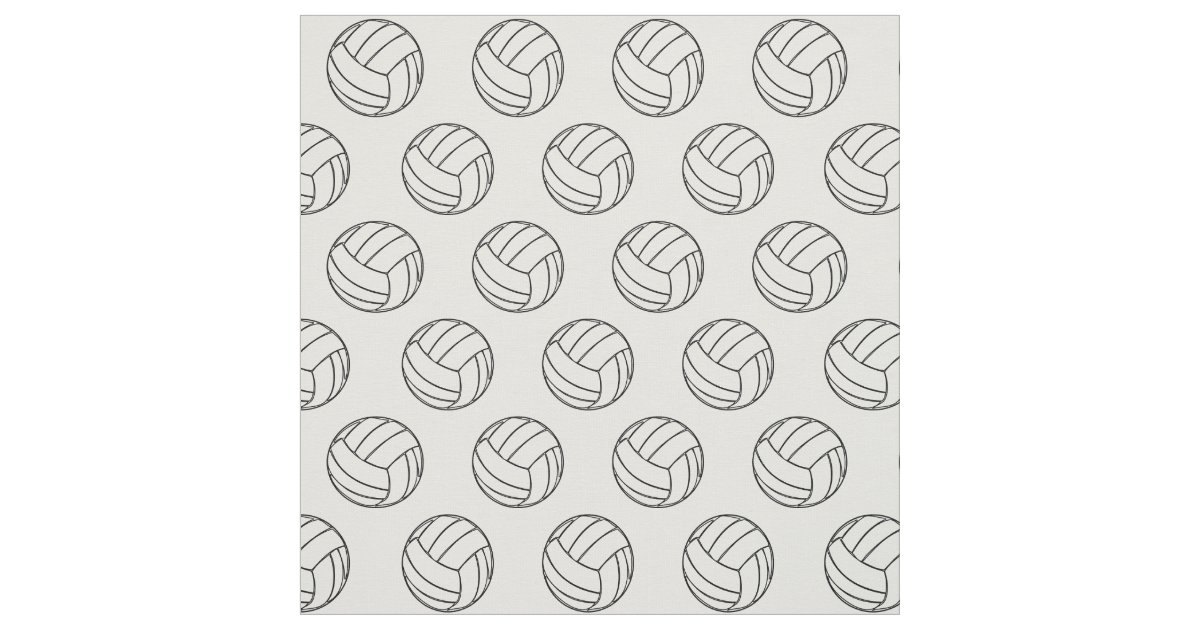 Volleyball Fabric Zazzle