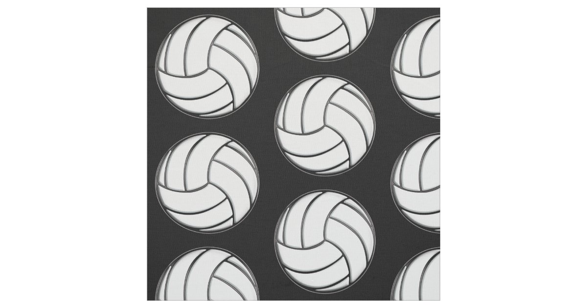 Volleyball Fabric Zazzle