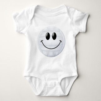 Volleyball Face Baby Bodysuit