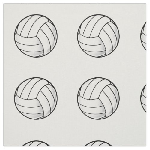 Volleyball Fan Fabric