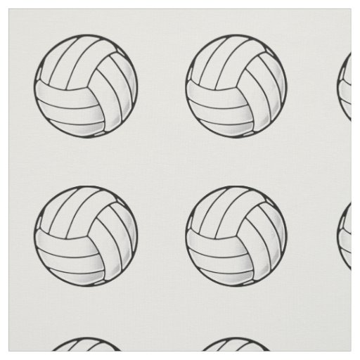 Volleyball Fan Fabric