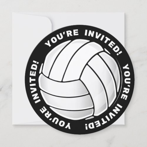 Volleyball Fan Invitation