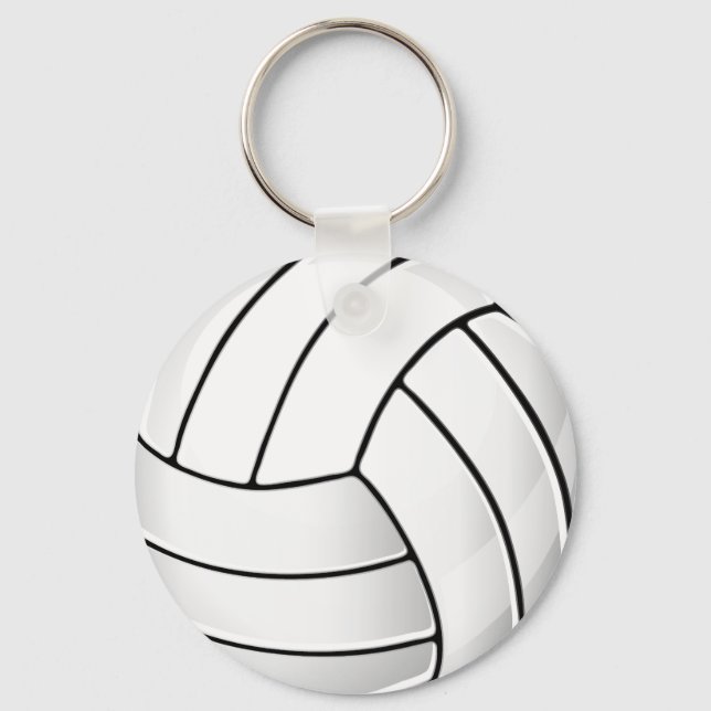 Volleyball Fan Keychain (Front)