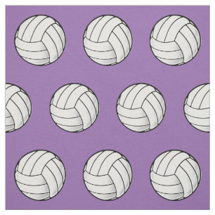 Volleyball Fan Lilac Volleyball Fabric