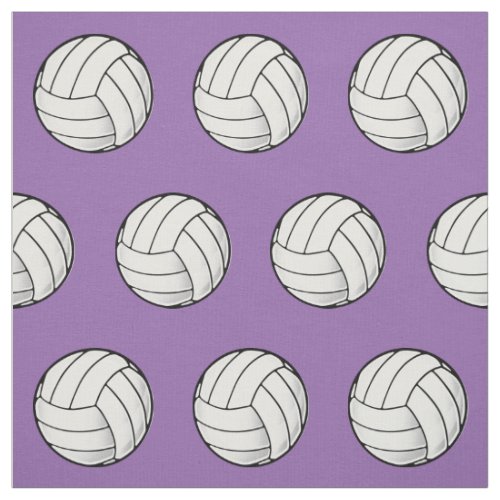 Volleyball Fan Lilac Volleyball Fabric