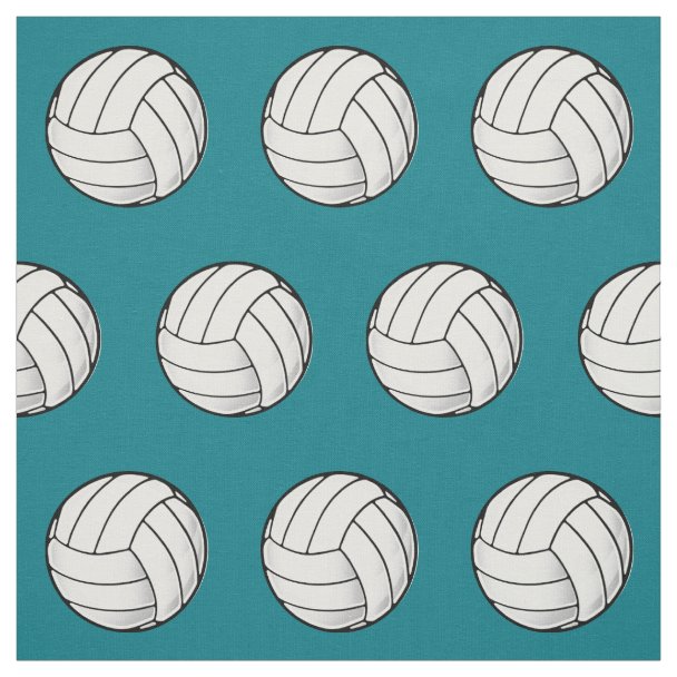 Volleyball Fabric Zazzle