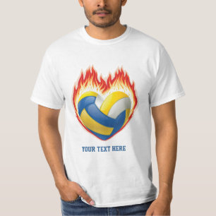 Volleyball Flame (personalized) T-Shirt