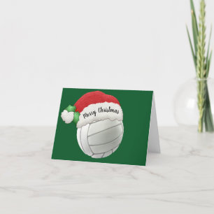 Volleyball Folded Greeting Card